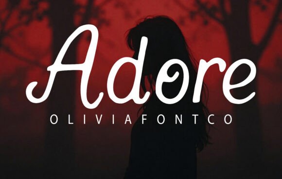 Adore Font: The Perfect Script for Handmade Labels & Invitations