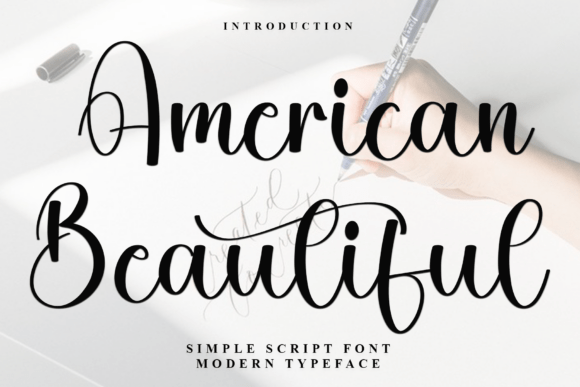 American Beautiful Font Review for Web Design
