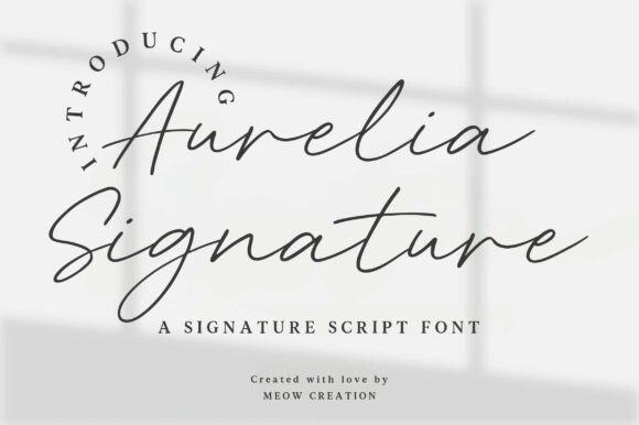 Aurelia Signature Font: A Maker's Guide to Handwritten Style