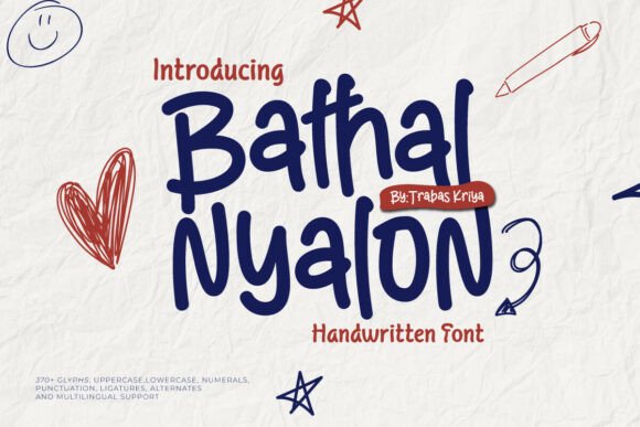 Bathal Nyalon: The Handwritten Font That Warms Up Your Campaigns
