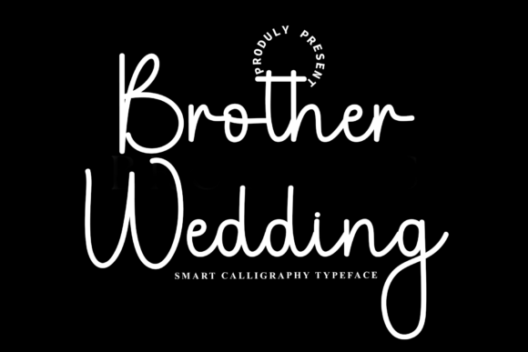 Brother Wedding: A Script Font for Editorial Elegance