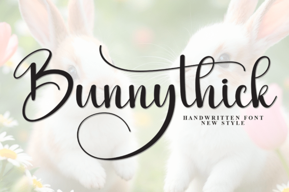 Bunnythick: A Handwritten Font for Polished Branding