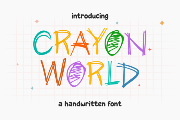 Crayon World: A Playful Typeface for Editorial Joy