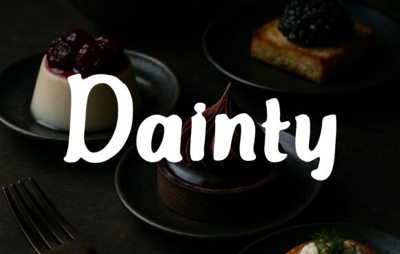 Dainty Font Review: A Playful Typeface for Editorial Design