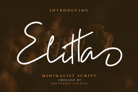 Elitta: The Handwritten Font That Elevates Your Craft