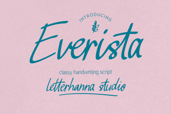Everista: A Timeless Script Typeface for Elegant Branding