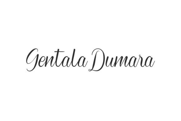 Gentaladumara: The Perfect Script Font for Handmade Brands
