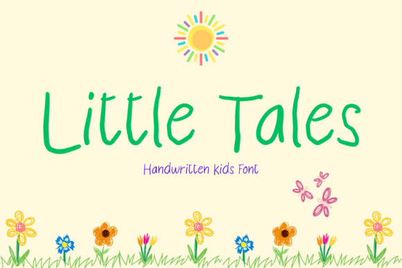 Little Tales Font: A Charming Typeface for Handmade Crafts