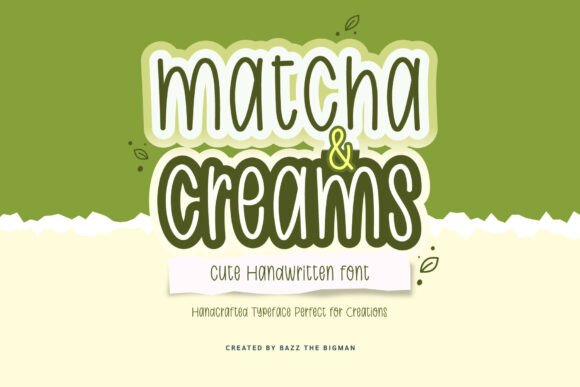 Matcha and Creams: A Handwritten Typeface for Editorial Calm