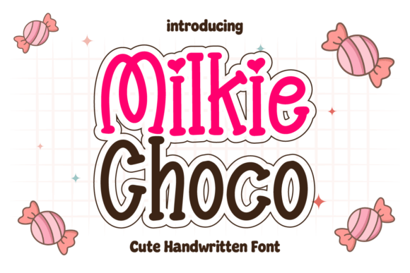 Milkie Choco: A Sweet Handwritten Serif Font for Makers