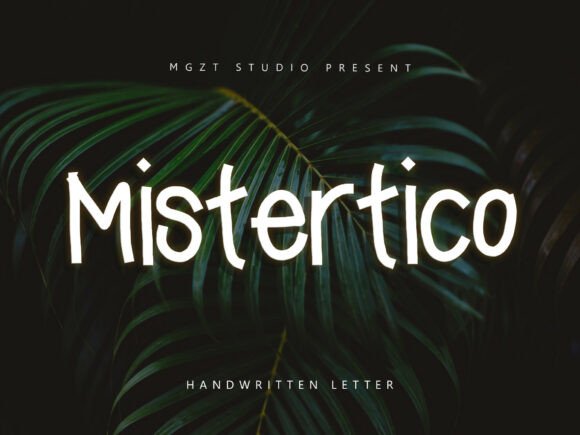 Mistertico: A Whimsical Display Font for Modern Web Design