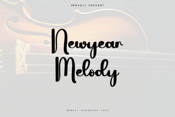 Newyear Melody: A Handwritten Typeface for Web Design