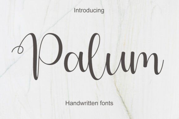 Palum: The Modern Script Font That Elevates Your Brand