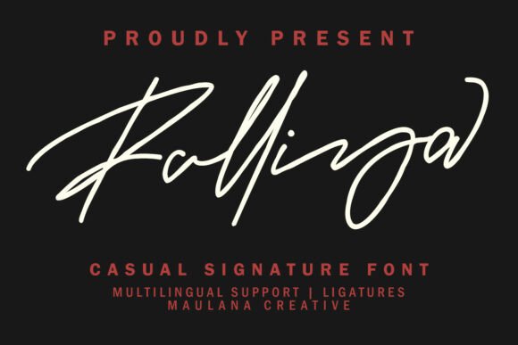 Ralliya: A Playful Script Font for Handmade Brands