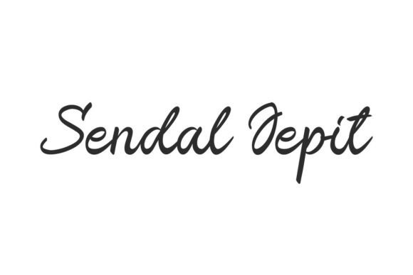 Sendal Jepit: A Natural Script Font for Branding