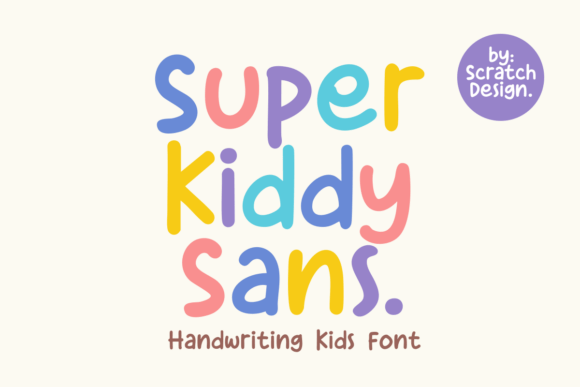 Super Kiddy Sans: A Whimsical Typeface for Editorial Design