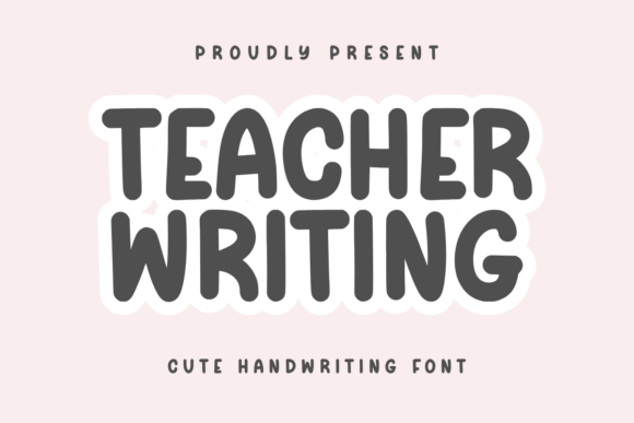 Teacher Writing: The Handwritten Font for Scroll-Stopping Marketing