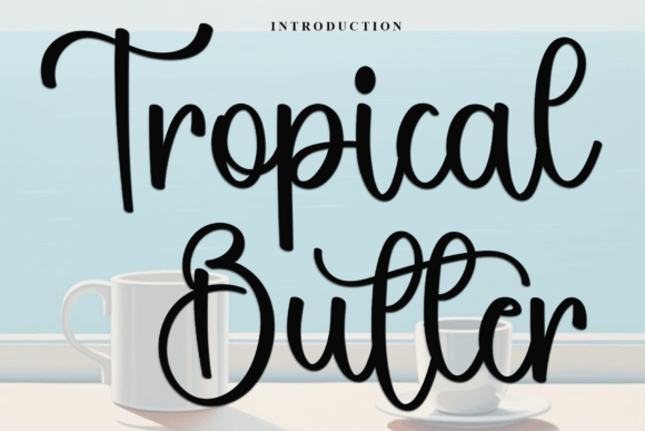 Tropical Butter Font: A Festive Typeface for Your Brand