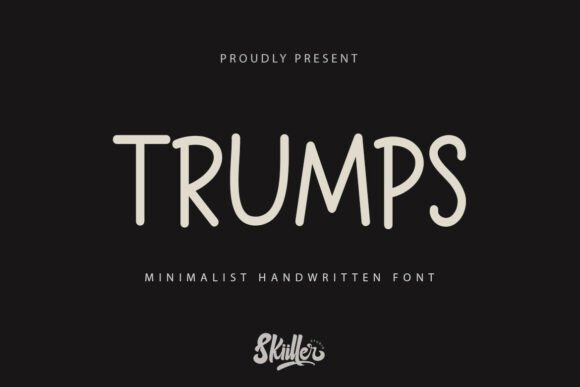 Trumps: A Modern Handwritten Font for Web Design