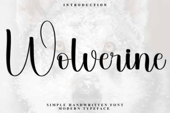 Wolverine Font: Elevate Your Handmade Brand with Elegant Script