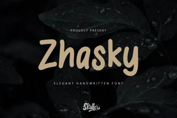 Zhasky Review: A Bold Script for Modern Brand Identity